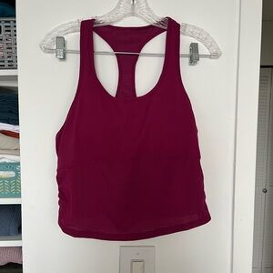 Fabletics Women's Tank Top in Burgundy
